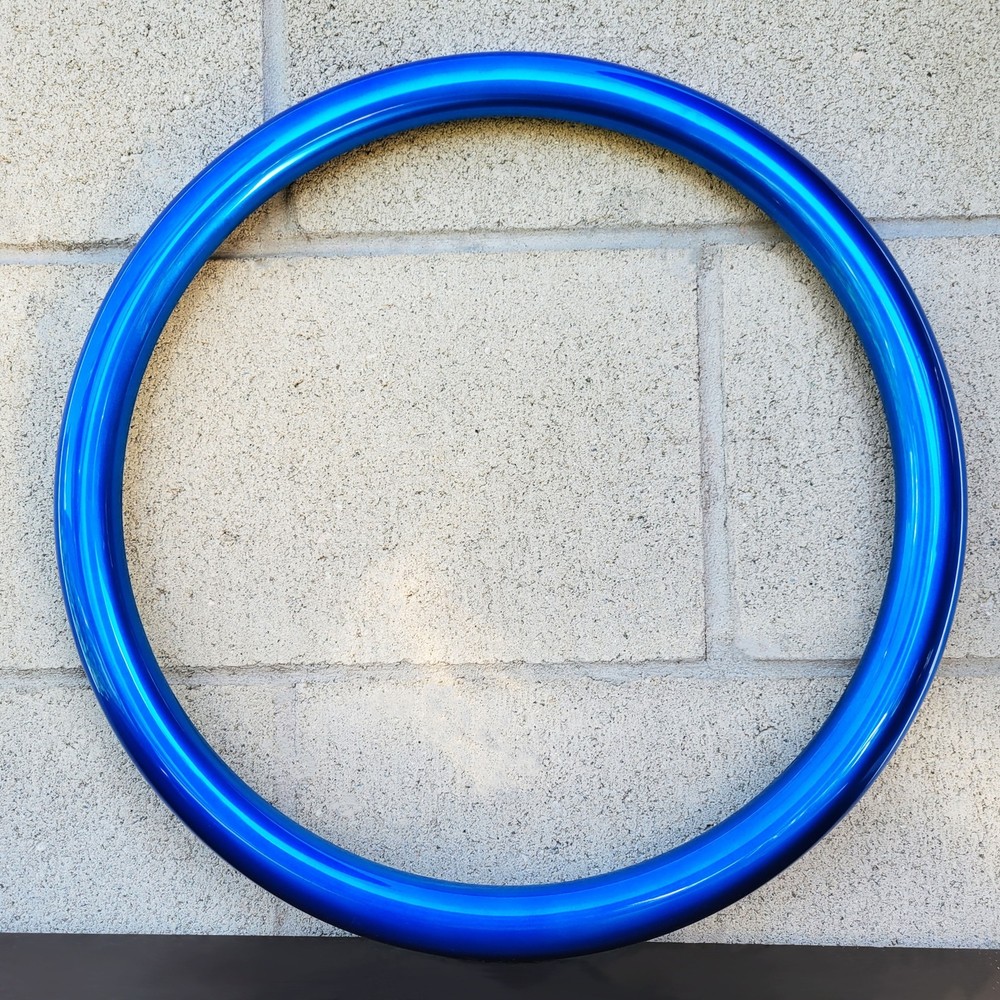 16" Metallic Blue Steering Wheel Half Wrap