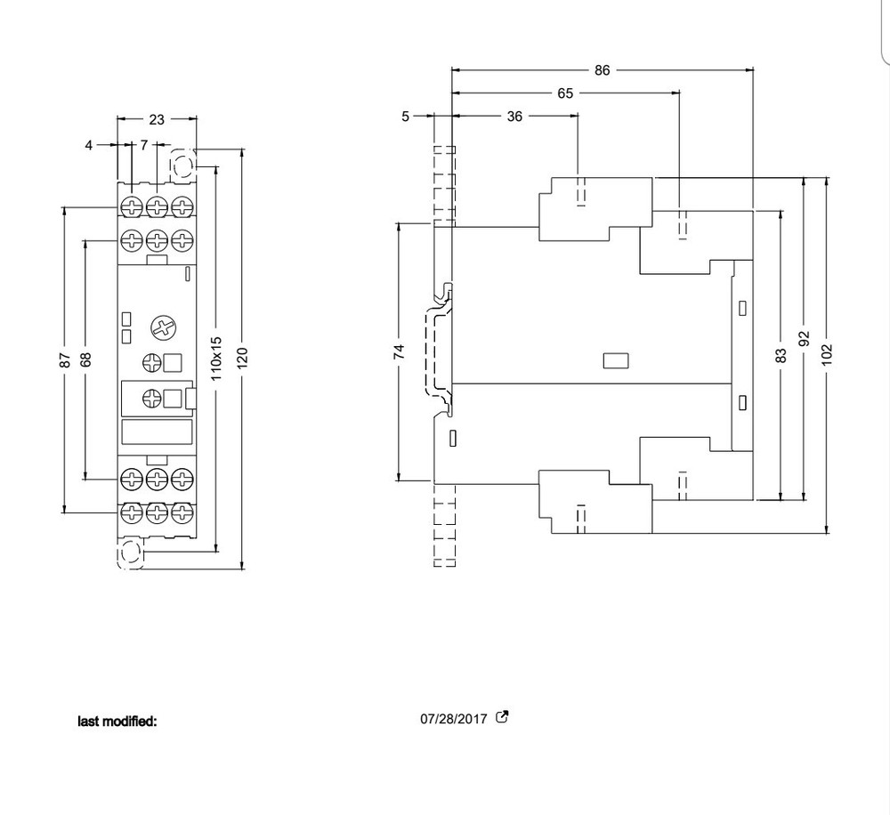 Siemens 3RP1505-1BP30 Time Delayed Relay Timer AC DC