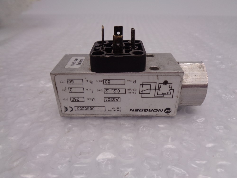 NORGREN 0880200 PRESSURE SWITCH UNMP.