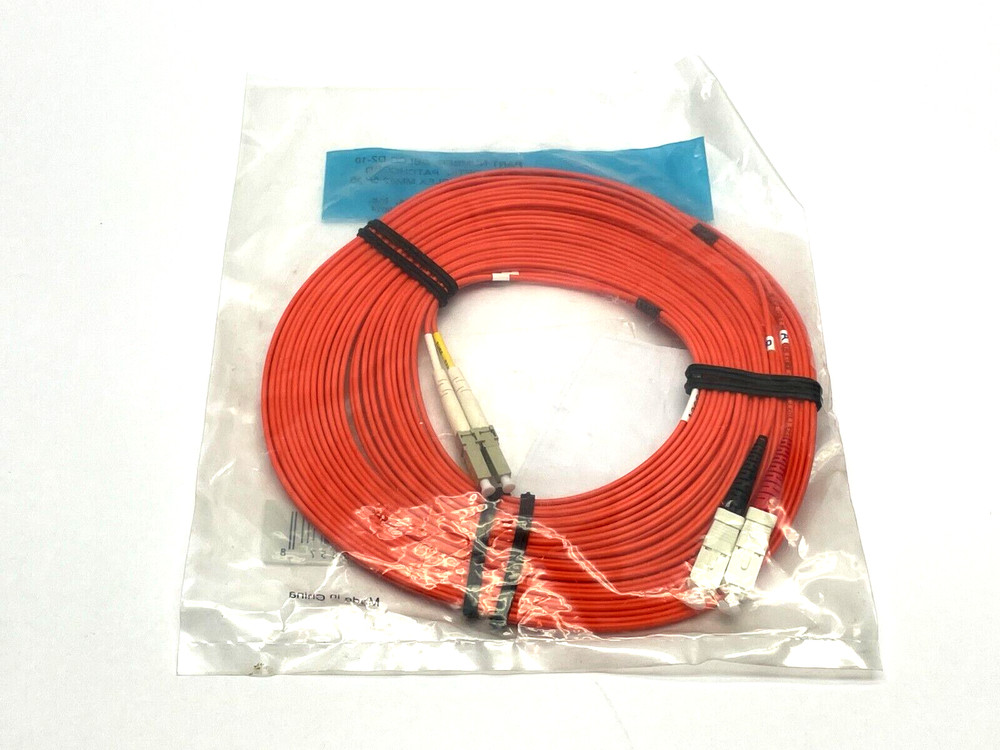 Allen Tel GBLCC-D2-10 Fiber Optic Patch Cord Multimode 10m Length