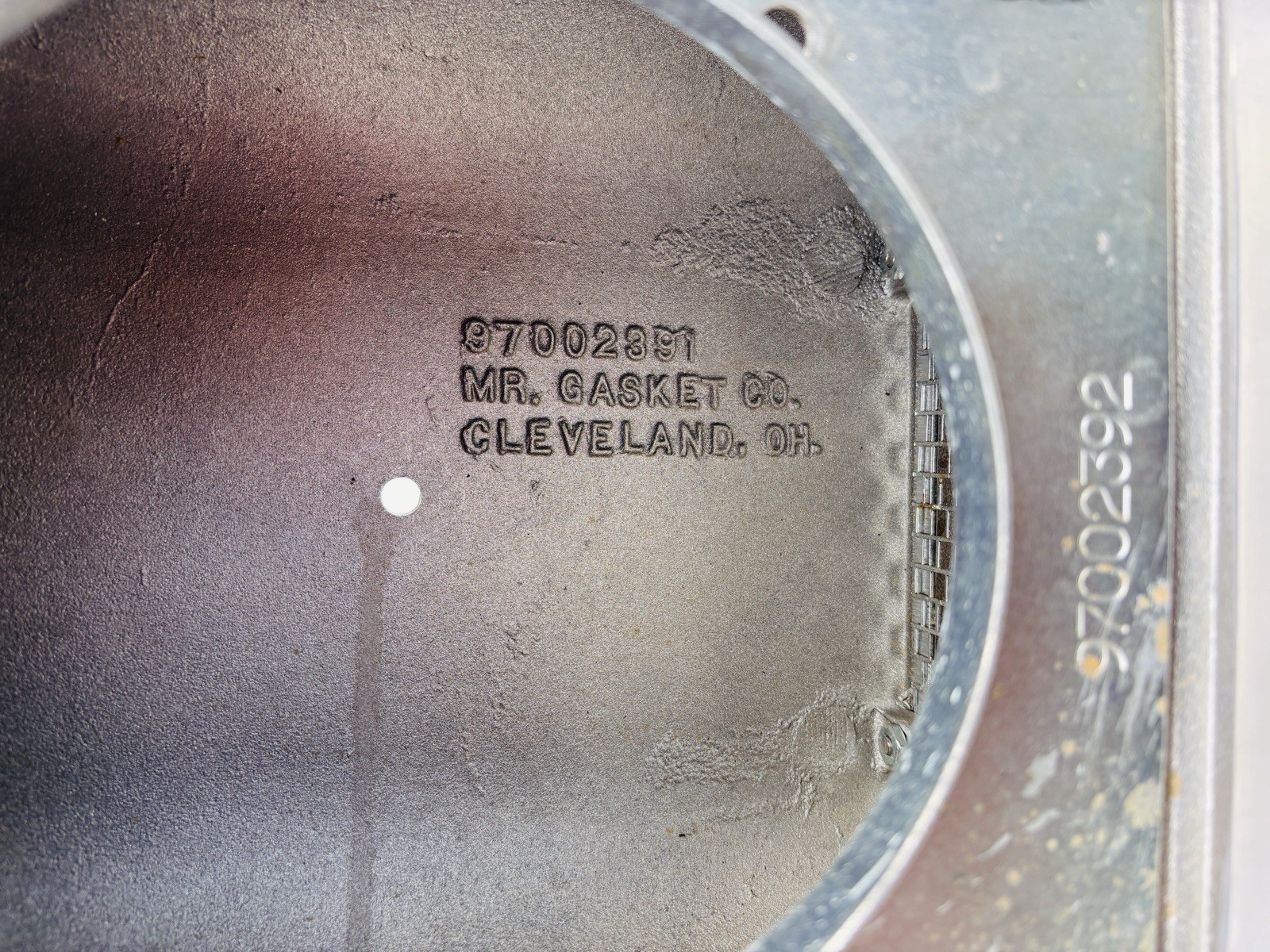 Vintage Mr. Gasket Street Scoop Single 4-BBL Carburetor Blower, Gasser, Hot Rod