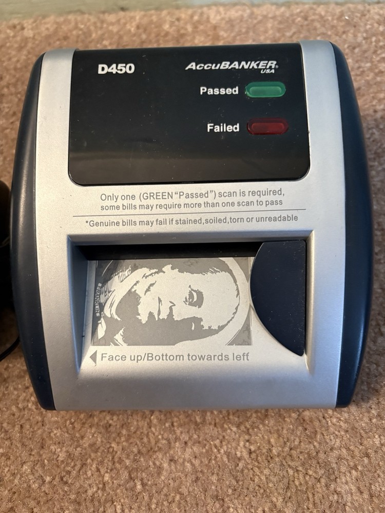 AccuBANKER D450 Bleached Bills Auto Detector -