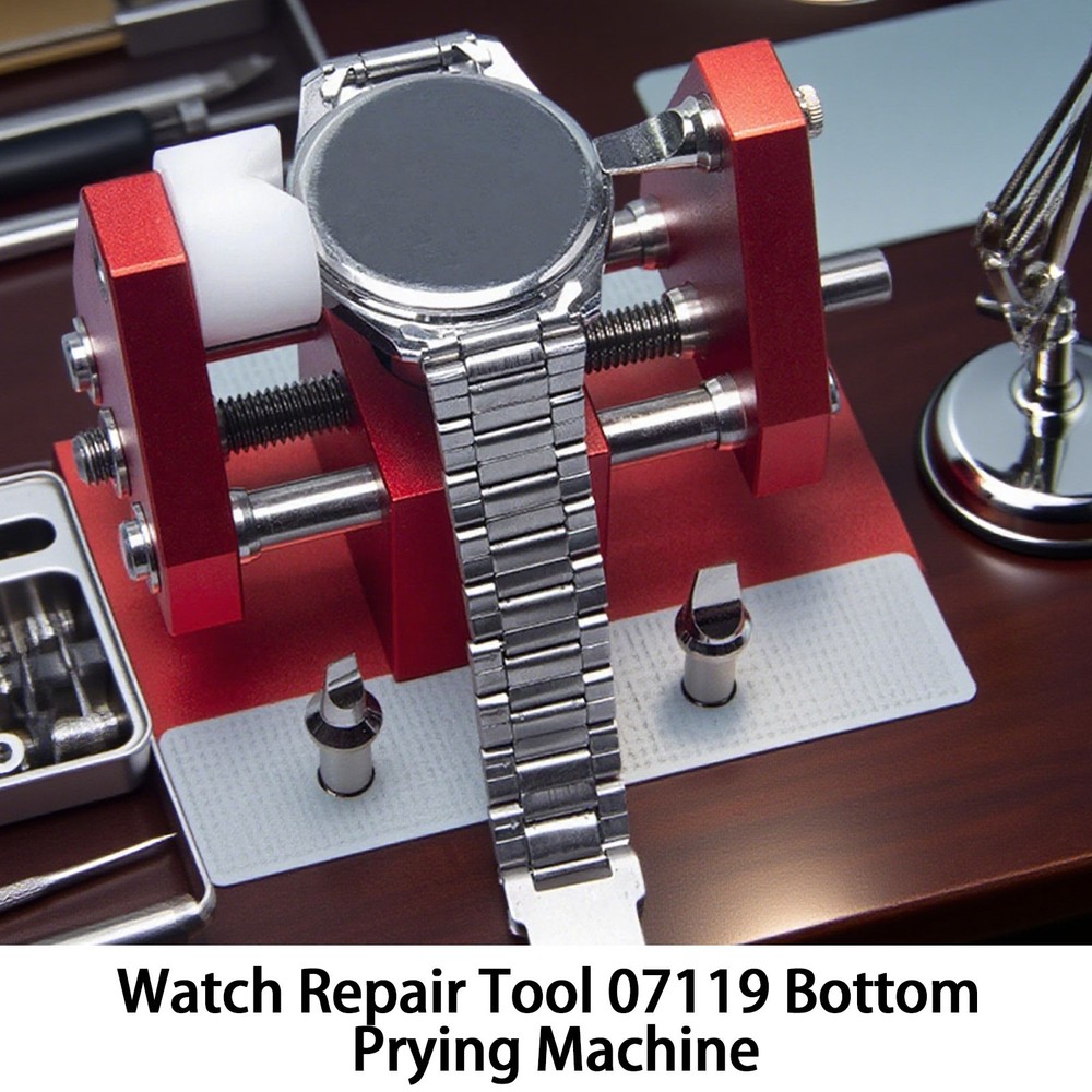 Adjustable Watchmaker Tool Watch Back Case Opener Strap Link Pins Bezels Remove