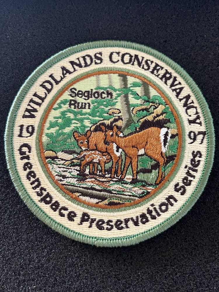 1997 WILDLANDS CONSERVANCY GREENSPACE PRESERVATION PATCH 4" DIAMETER
