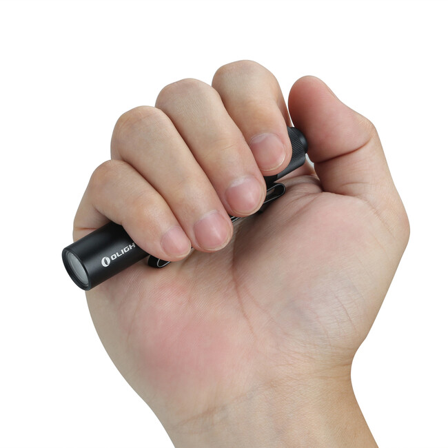 Olight I3T EOS Slim Tail Switch EDC Flashlight, Black, 180 Lumens