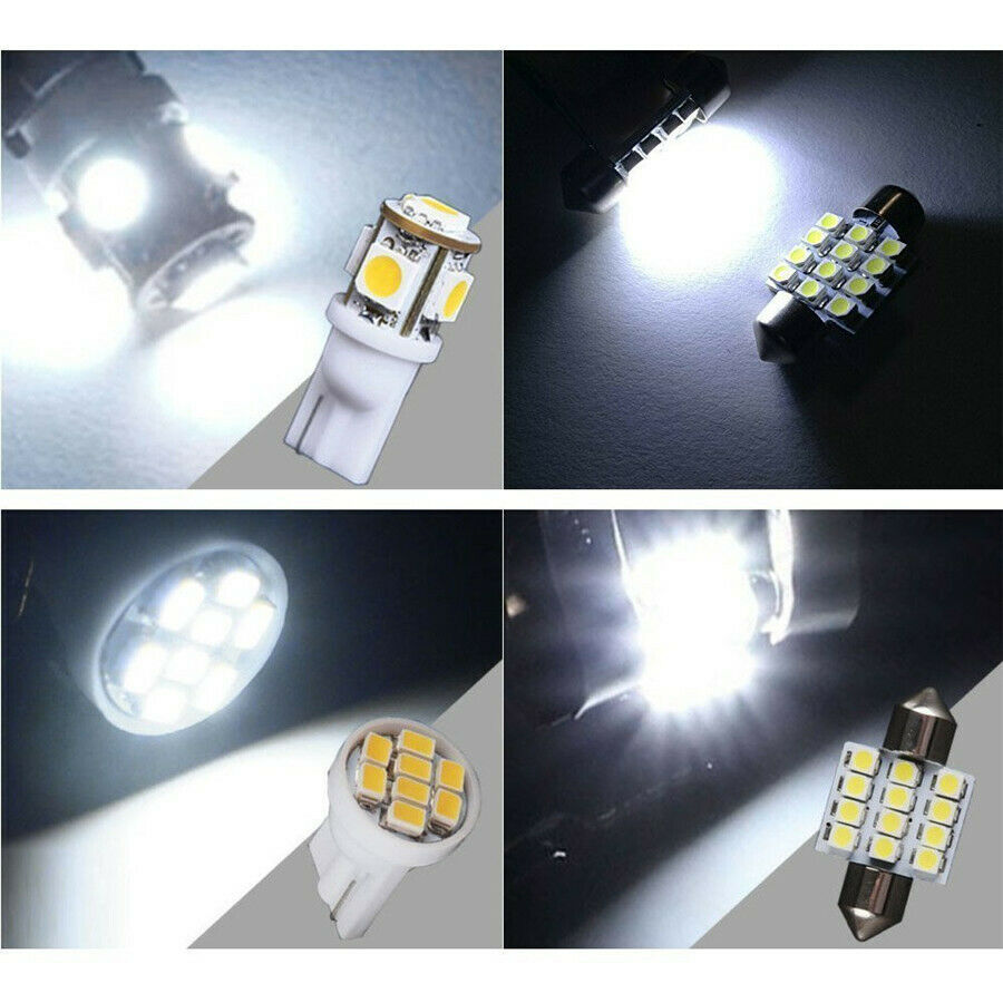 14pcs White LED Interior Lights Package Kit For 2009 - 2017 2018 RAM 1500