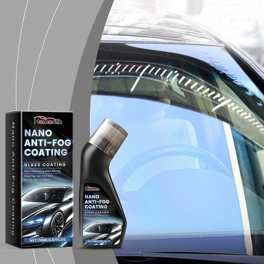 Automotive windshield coating agent for removing stains from the windshield