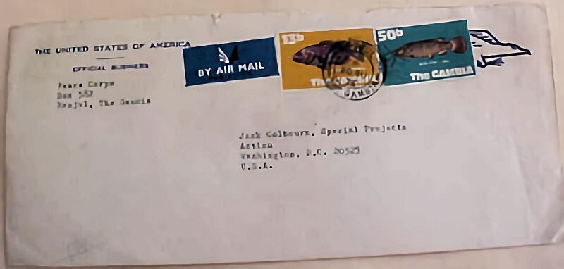 GAMBIA USA PEACE CORPS 1976