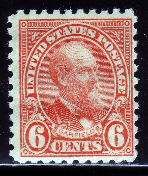 #587* GARFIELD.  FINE NH OG or F-VF Hinged OG. SCV $9.25-$20