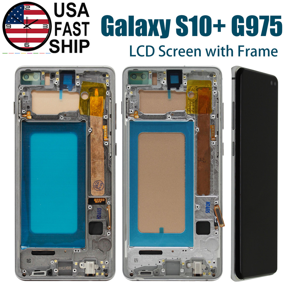 For Samsung Galaxy S10+ Plus - OLED Digitizer LCD Display Touch Screen + Frame