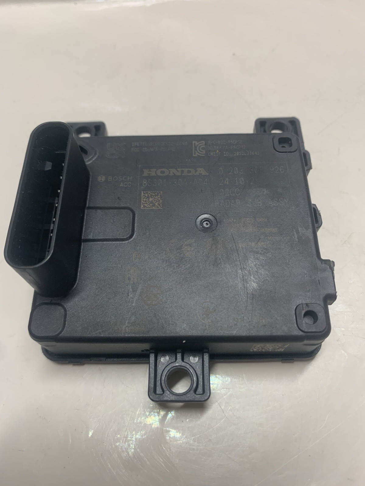 2023-2025 HONDA ACCORD OEM CRUIS CONTROL DISTANCE RADAR SENSOR W/ EMBLEM