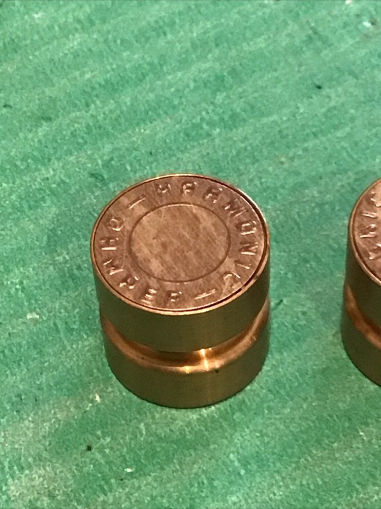 Pair (2) Brass Harmonic Vibration Damper 3/4” Mathews Bow Part (B)