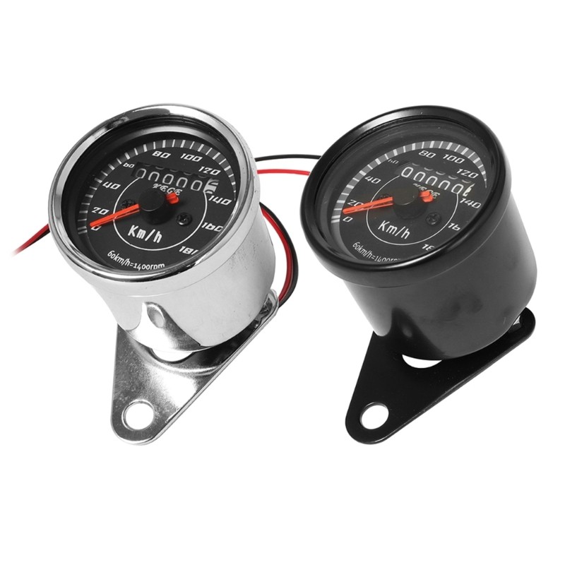 Universal Motorcycle Mileage Meter Compact Design Multiple Information Display
