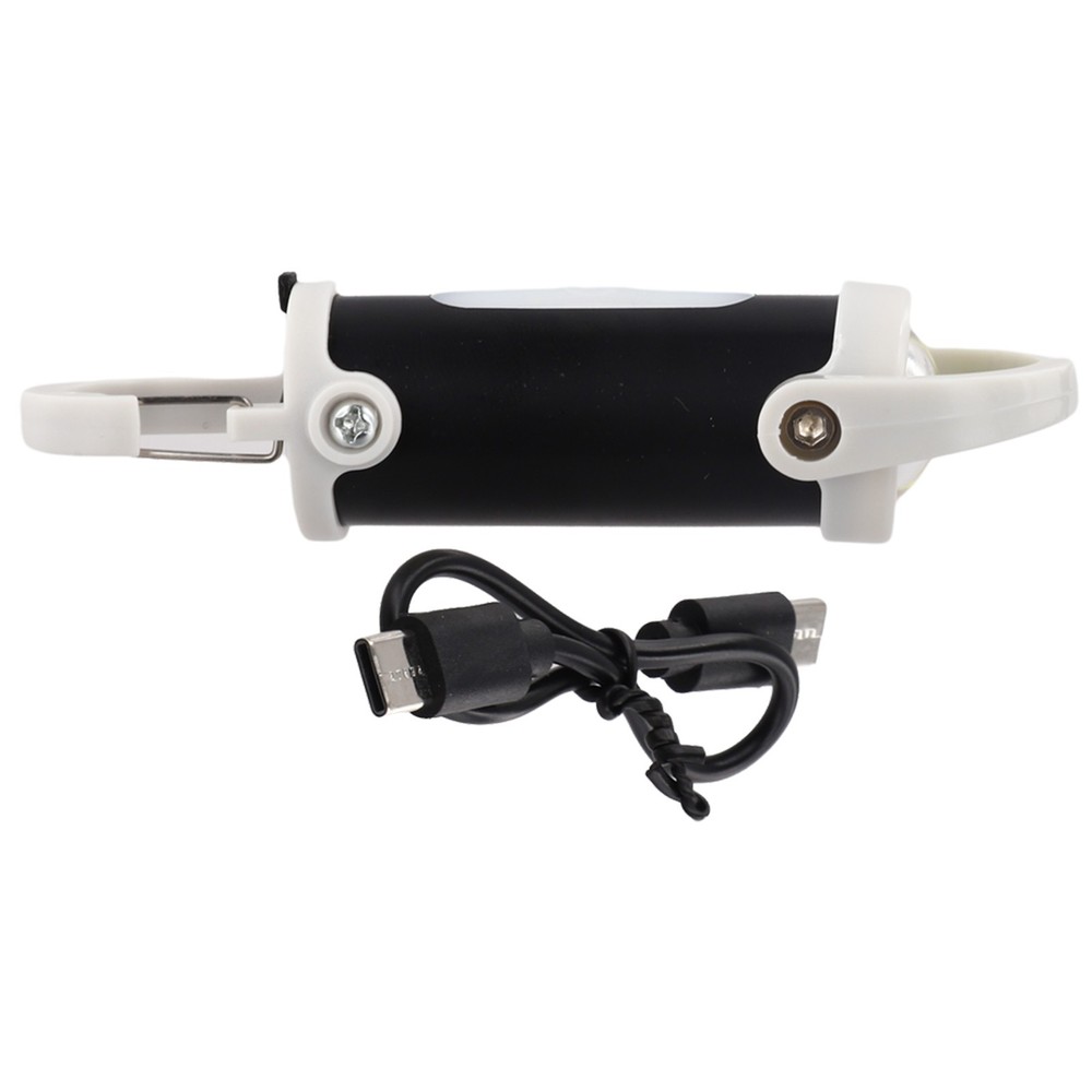 ABS Waterproof LED Keychain Flashlight with Multi Lighting Modes and Power Bank