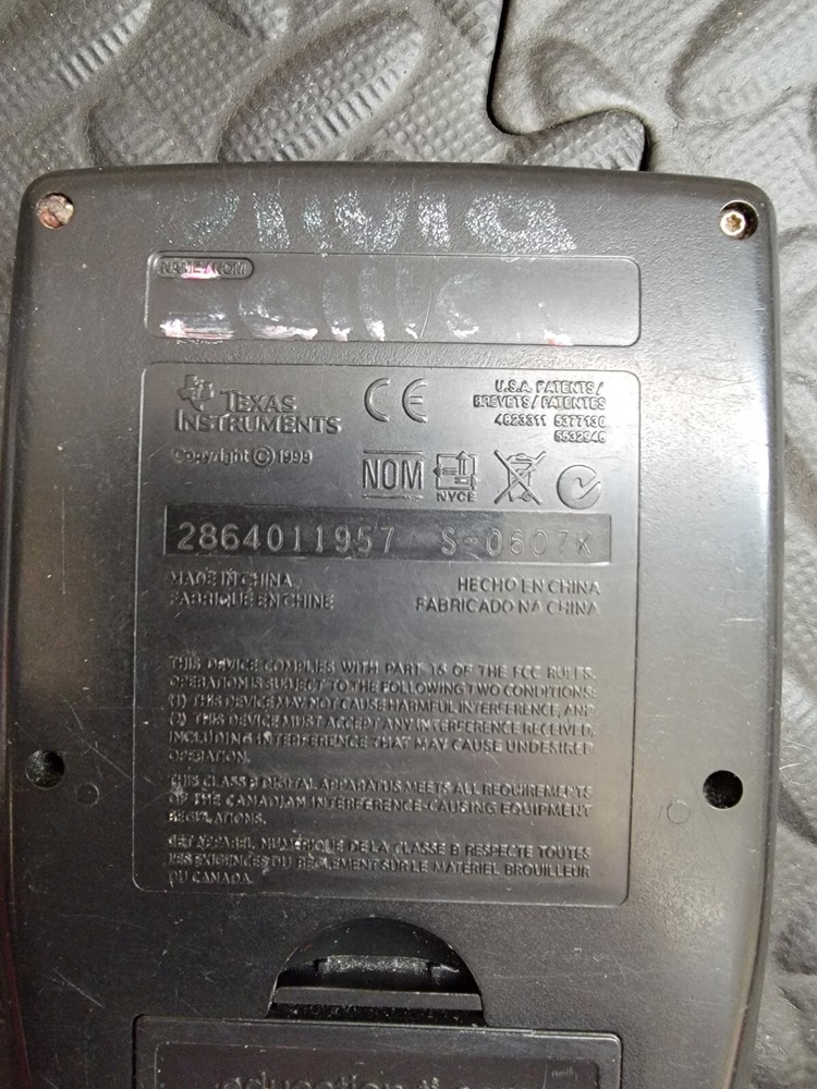 Texas Instruments TI-83 Plus Calculator w/ Cover - Graphing - Tested & Working