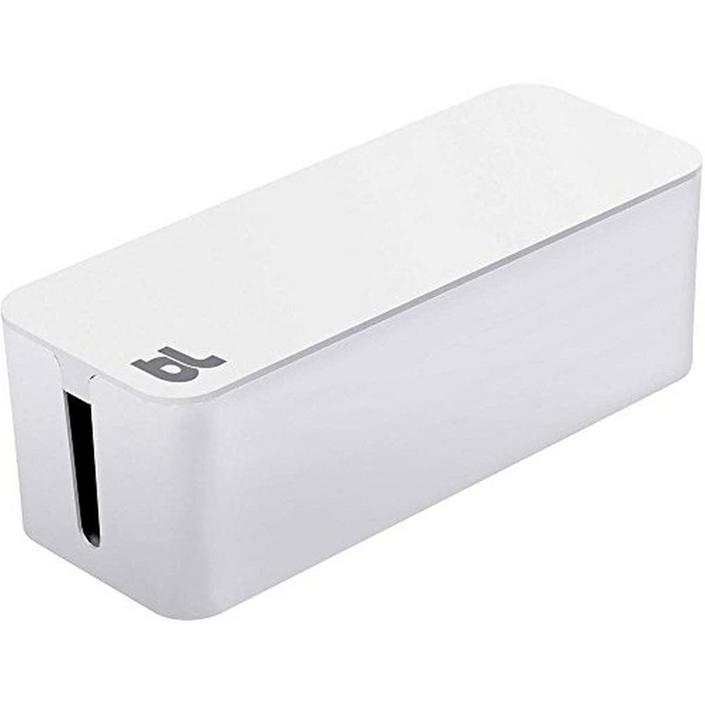 Bluelounge CableBox cable organizer hides messy, loose, tangled cables White ...