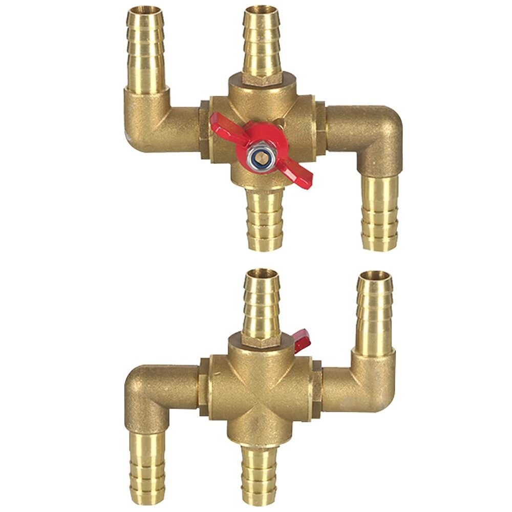 All Solid Brass Body Automobile Integrated 4-Way Heating Water Manual Control...