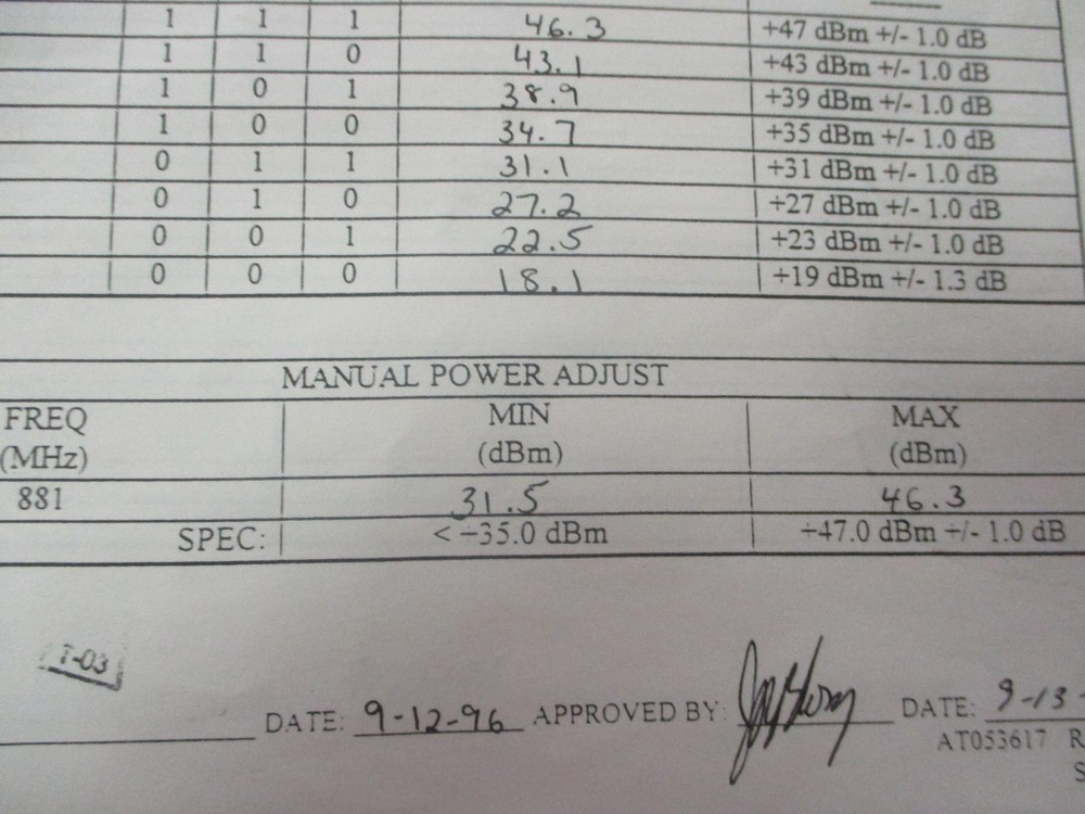 Microwave PD CPA8690-60/15493 Solid State Pwr Amplifier