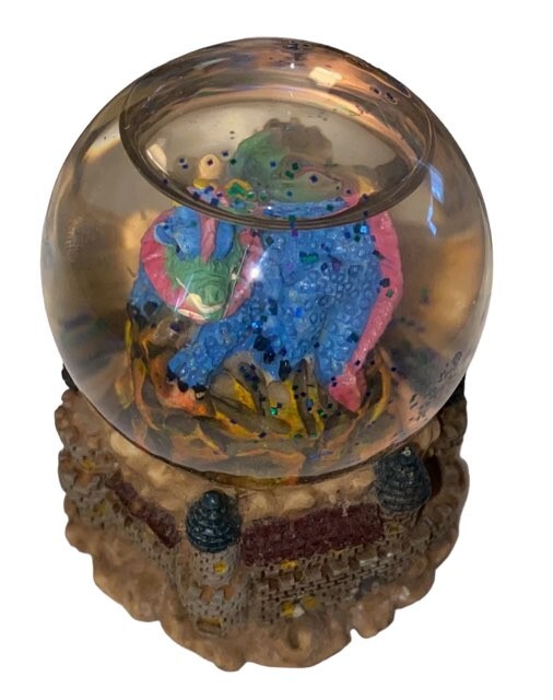 Dragon & Wizard Collection of Figures & Snowglobe