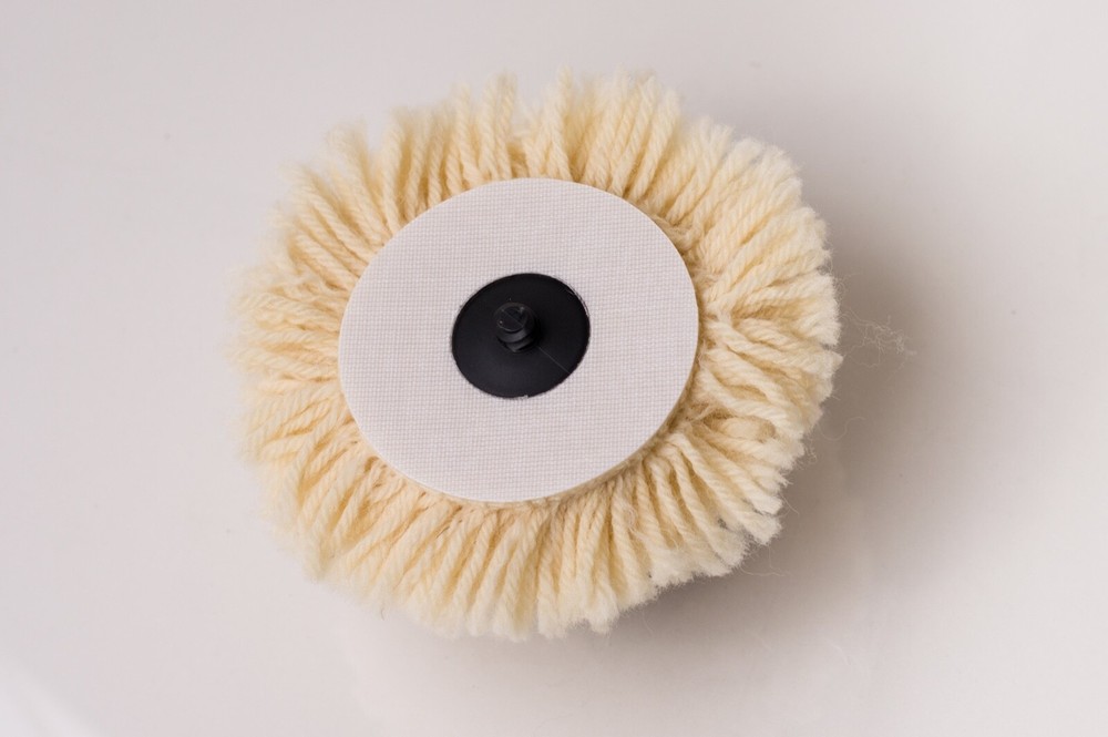 3″ Mini Roloc Wool Buffing Pad - 12 pack