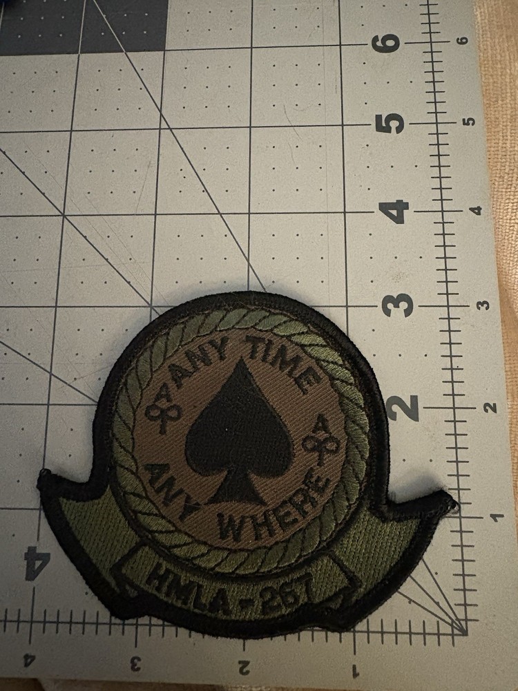 USMC Marine Light Attack Helicopter Squadron 267 “Stingers” Patch Iron On/Sew On