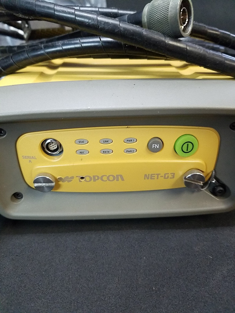 Topcon Net-G3 GNSS Network Base Station with Receiver, Antenna, Cables - 26
