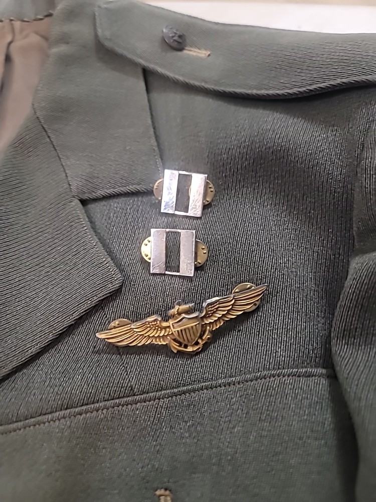 WW2 Original USN Fighter Pilots Green Commander’s Uniform