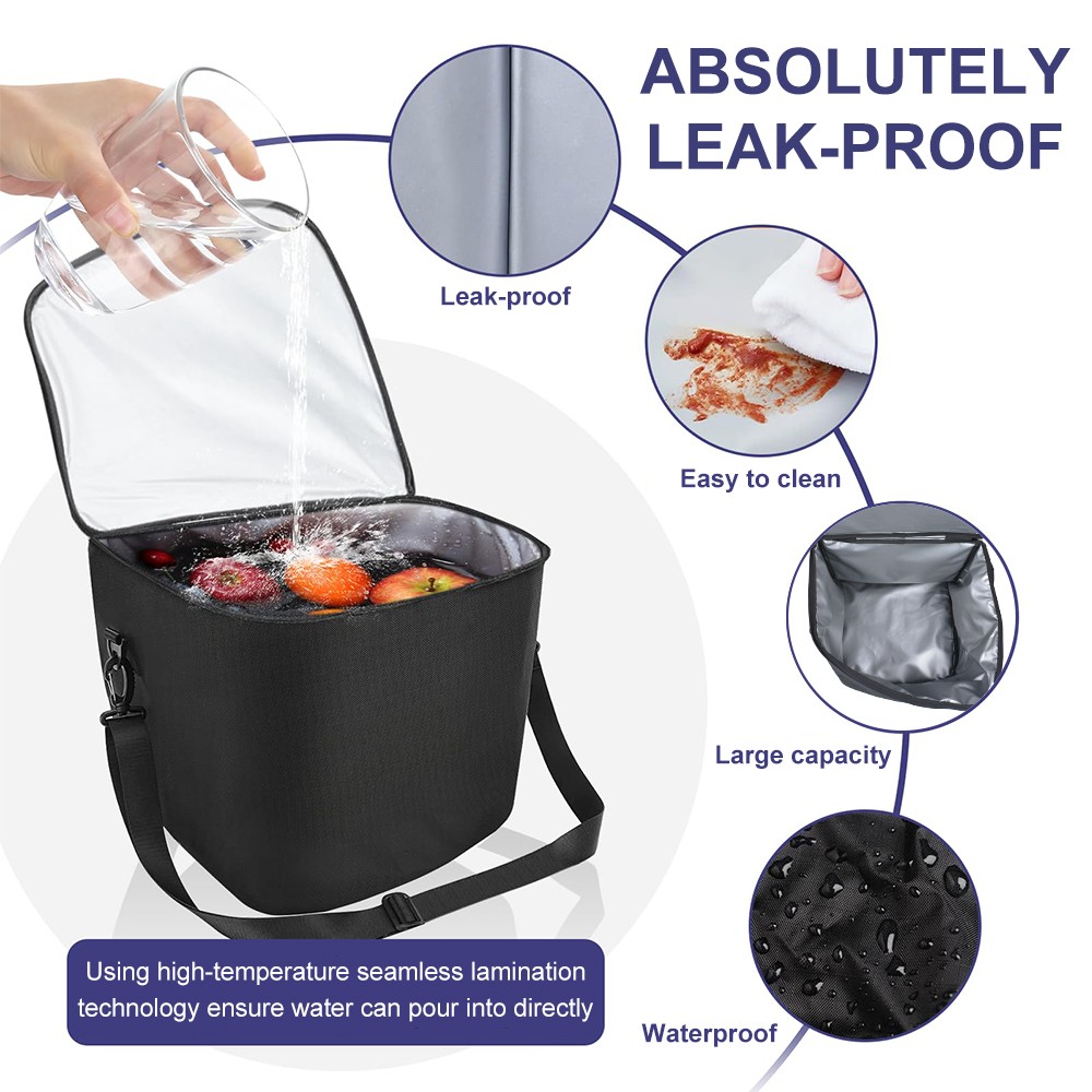 For Tesla Model Y Front Trunk Organizer Insulation Cooler Storage Bag Leakproof