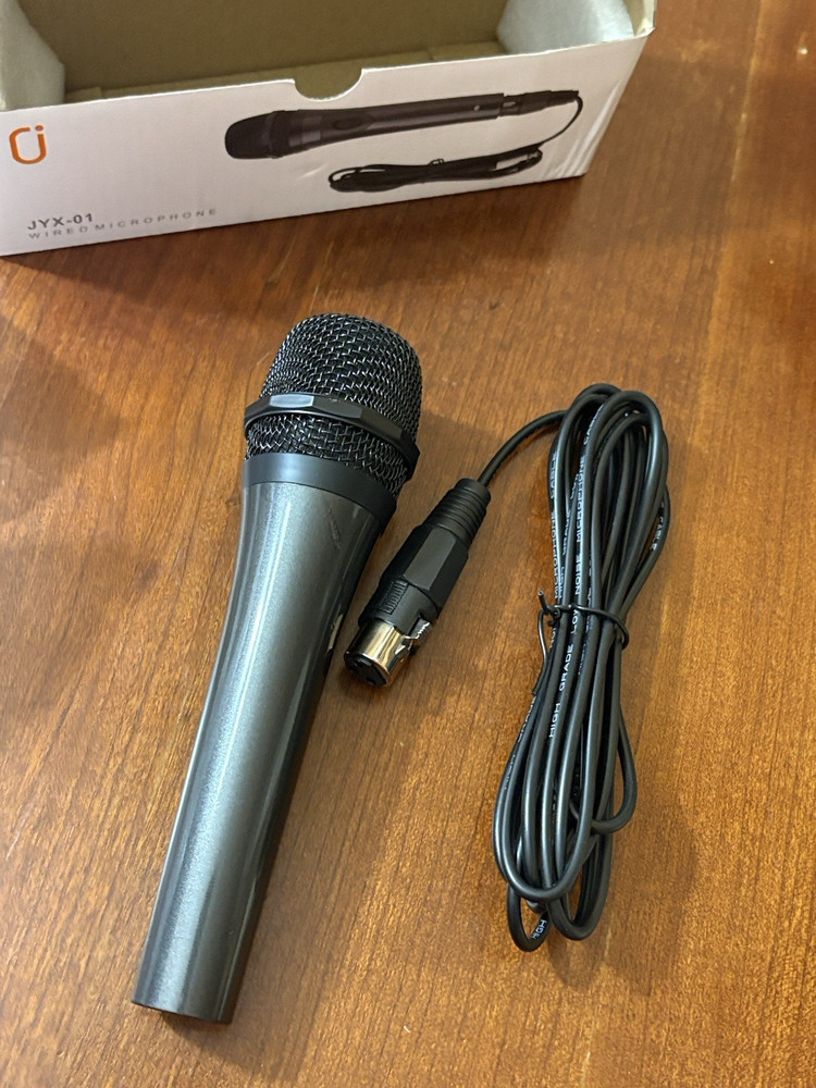 JYX-01 Cardioid Dynamic Wired Microphone Multi-Functional 9.8 Foot Cable