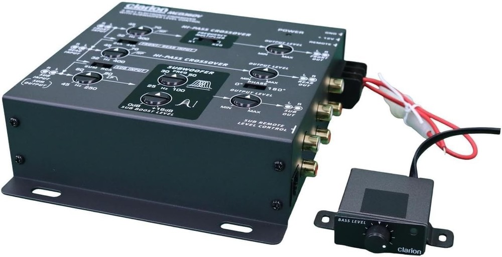 Clarion Mobile Electronics Mcd360 3 Way 6 Channel Crossover