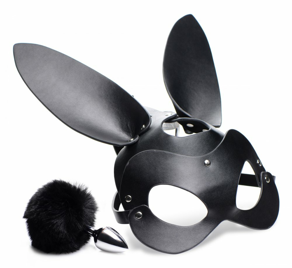 Tailz: Bunny Tail Anal Plug and Mask Set