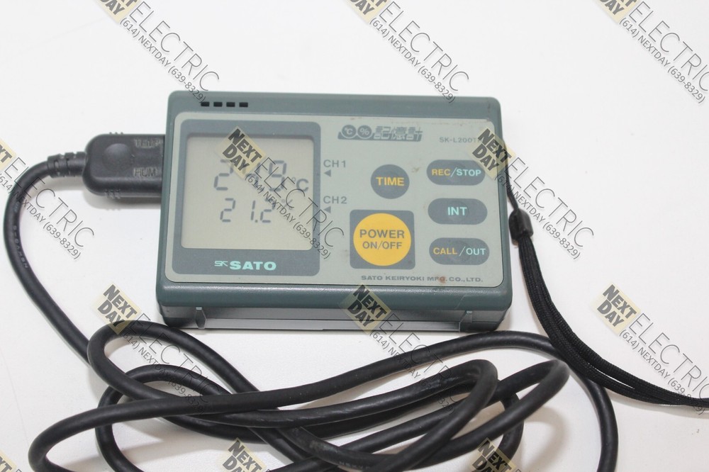 Sato Keirvoki, SK-L200TH, Data Logger Temperature Humidity Recorder Controller