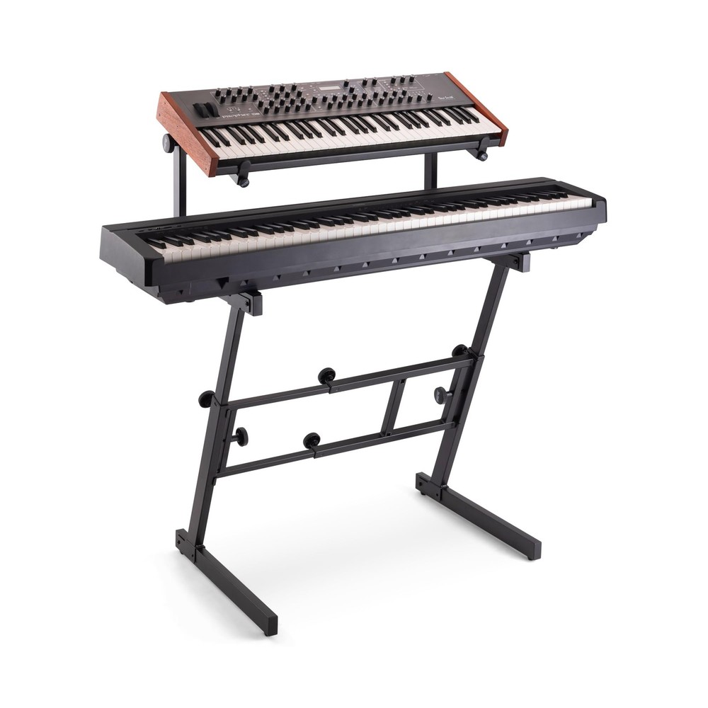Folding Z Keyboard Stand with Second Tier - On-Stage