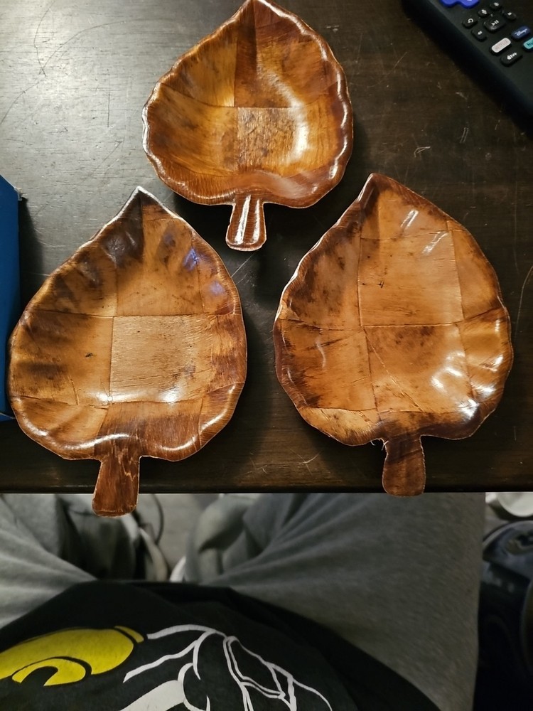 Leaf Shape Tray Set