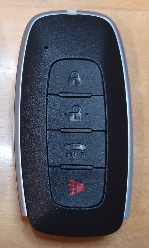 2x New High Quality 4-Button Trunk Nissan Smart Key Remote Replacement Shells