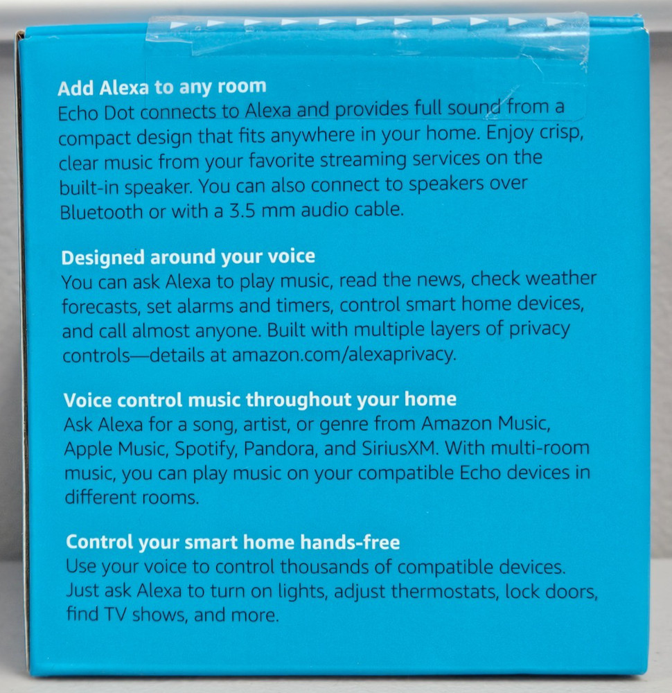 NEW Amazon Echo Dot 3rd Gen 2018 Smart Speaker w/ Alexa Charcoal Bluetooth WiFi