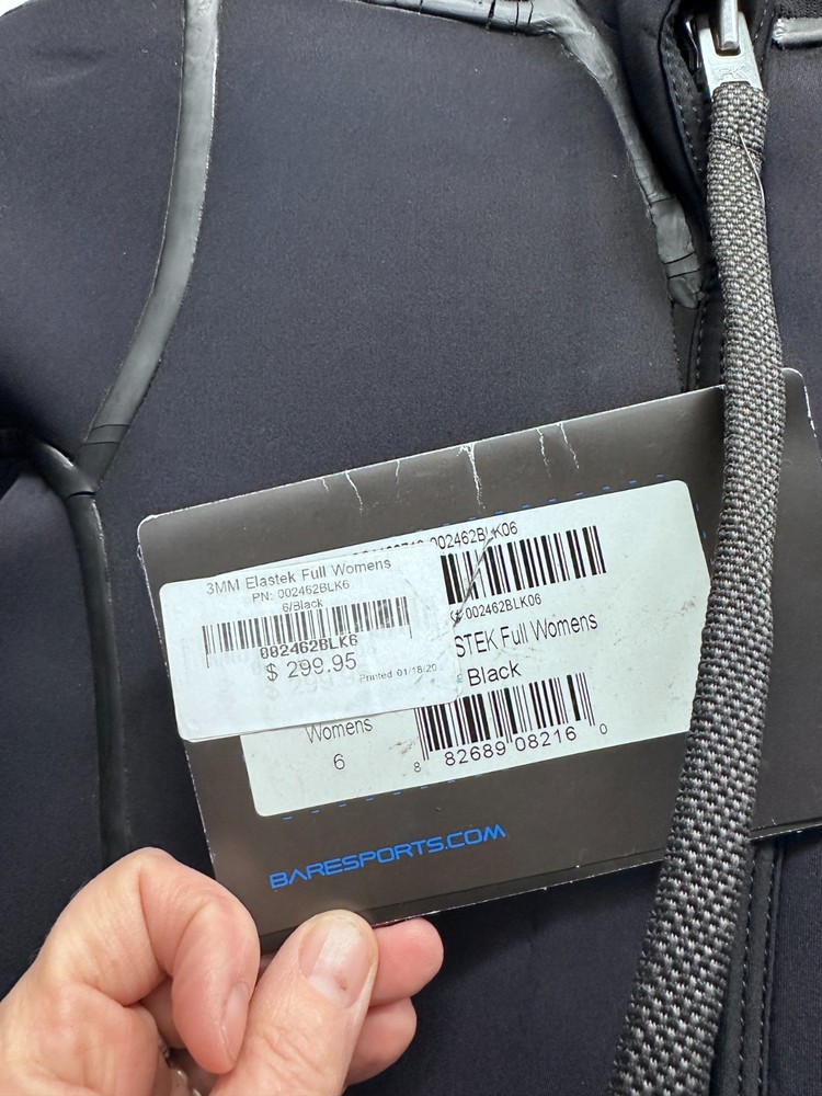 bare 3mm Elastek womens full wetsuit 6