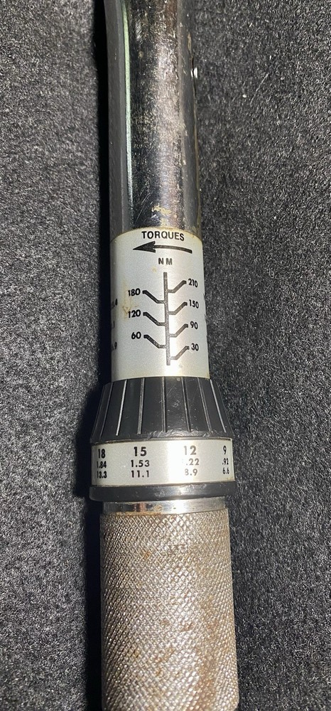VINTAGE BUFFALO ADJUSTABLE TORQUE WRENCH (READ DESCRIPTION)
