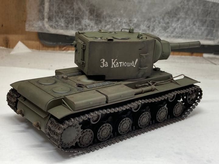 Assembled Kv-2 Tamiya 1/48 Japan