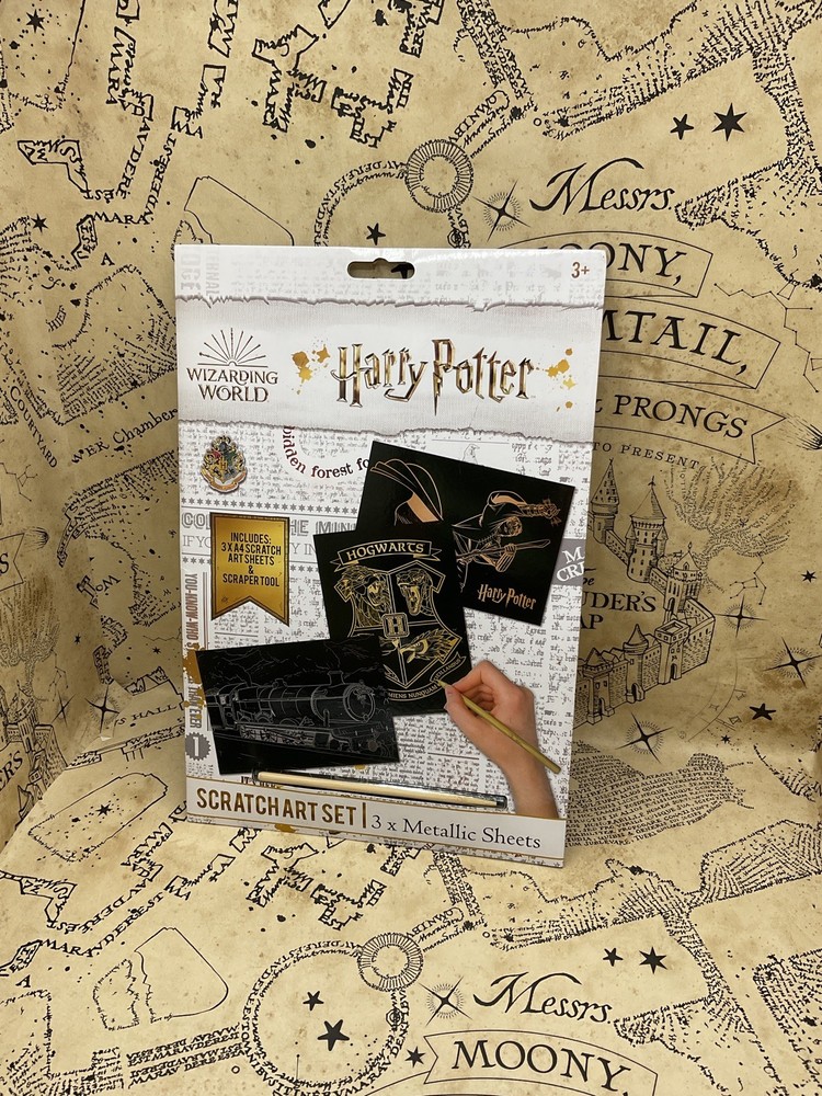 Harry Potter scratch art set rare