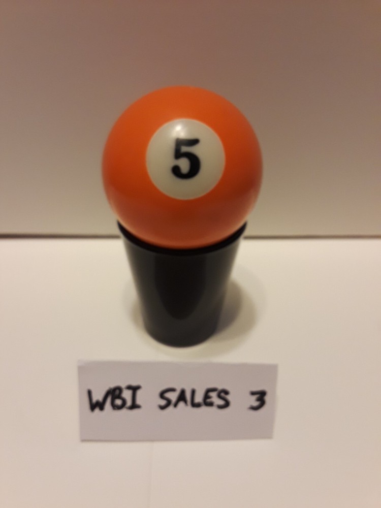 # 5 Orange Single Pool Ball Replacement 2 1/4 Inch