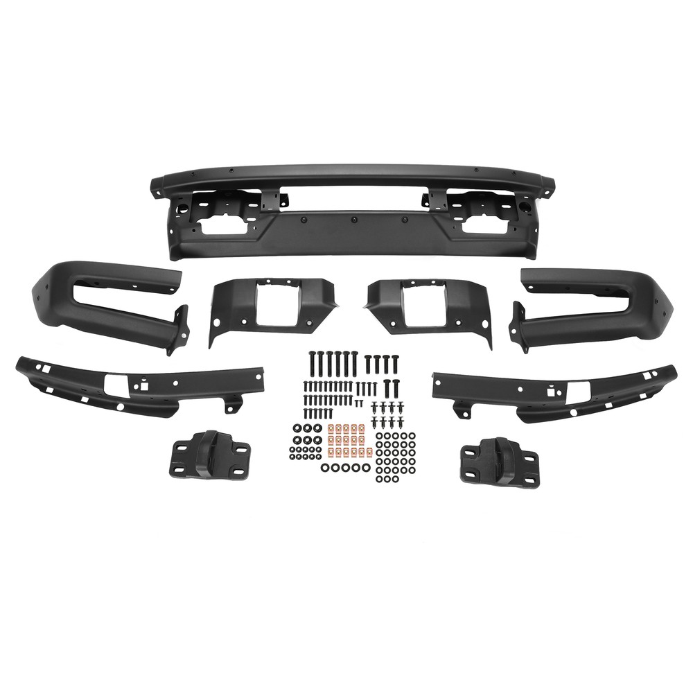 Off-Road Full Width Front Bumper With D-ring Mounts Fit For Ford Bronco 21-2023