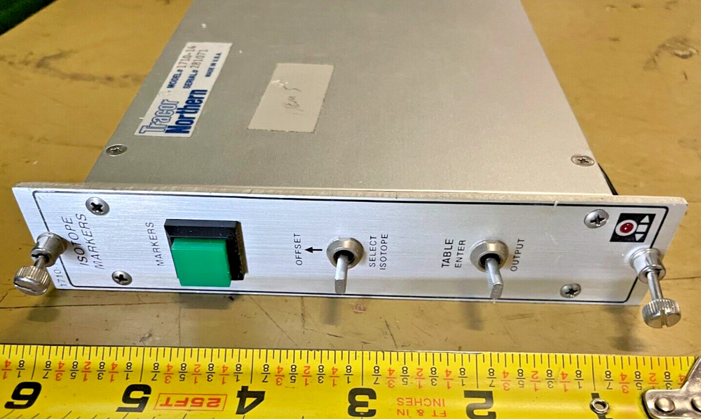 Tracor Northern 1710-14 Isotope Markers Analyzer Plug-In Module