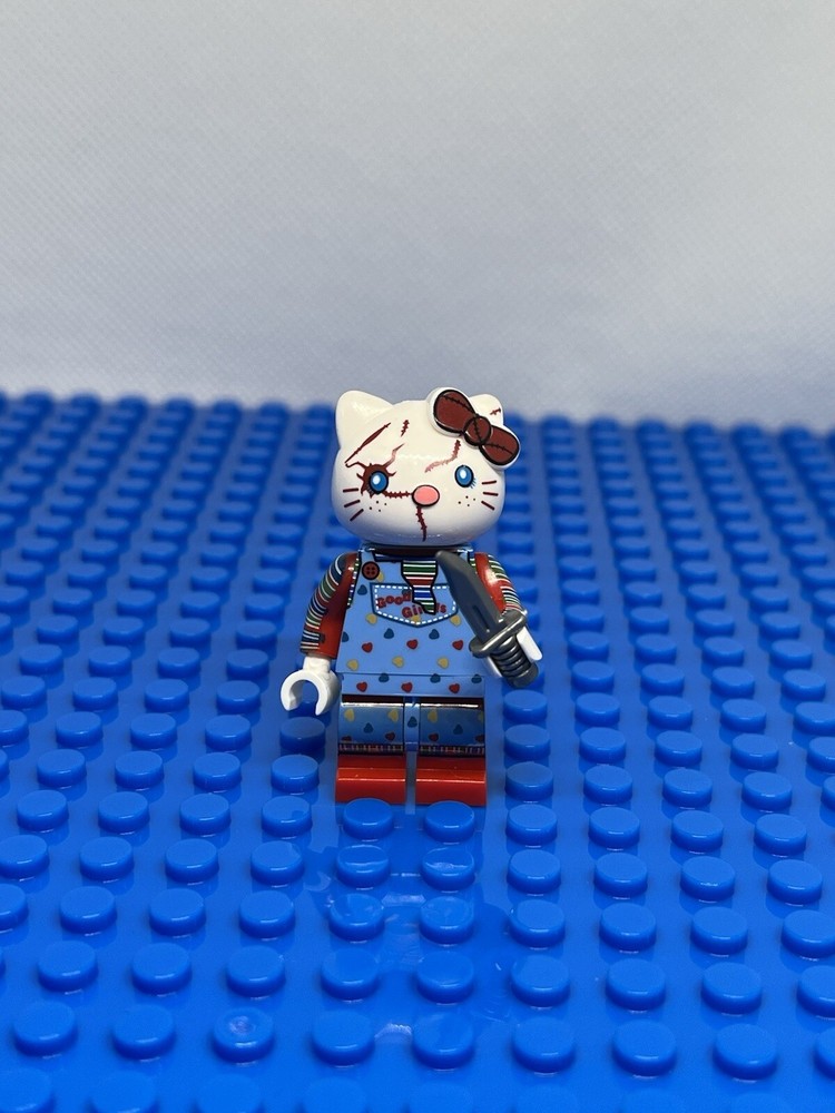 custom lego minifigure Chucky Hello Kitty!