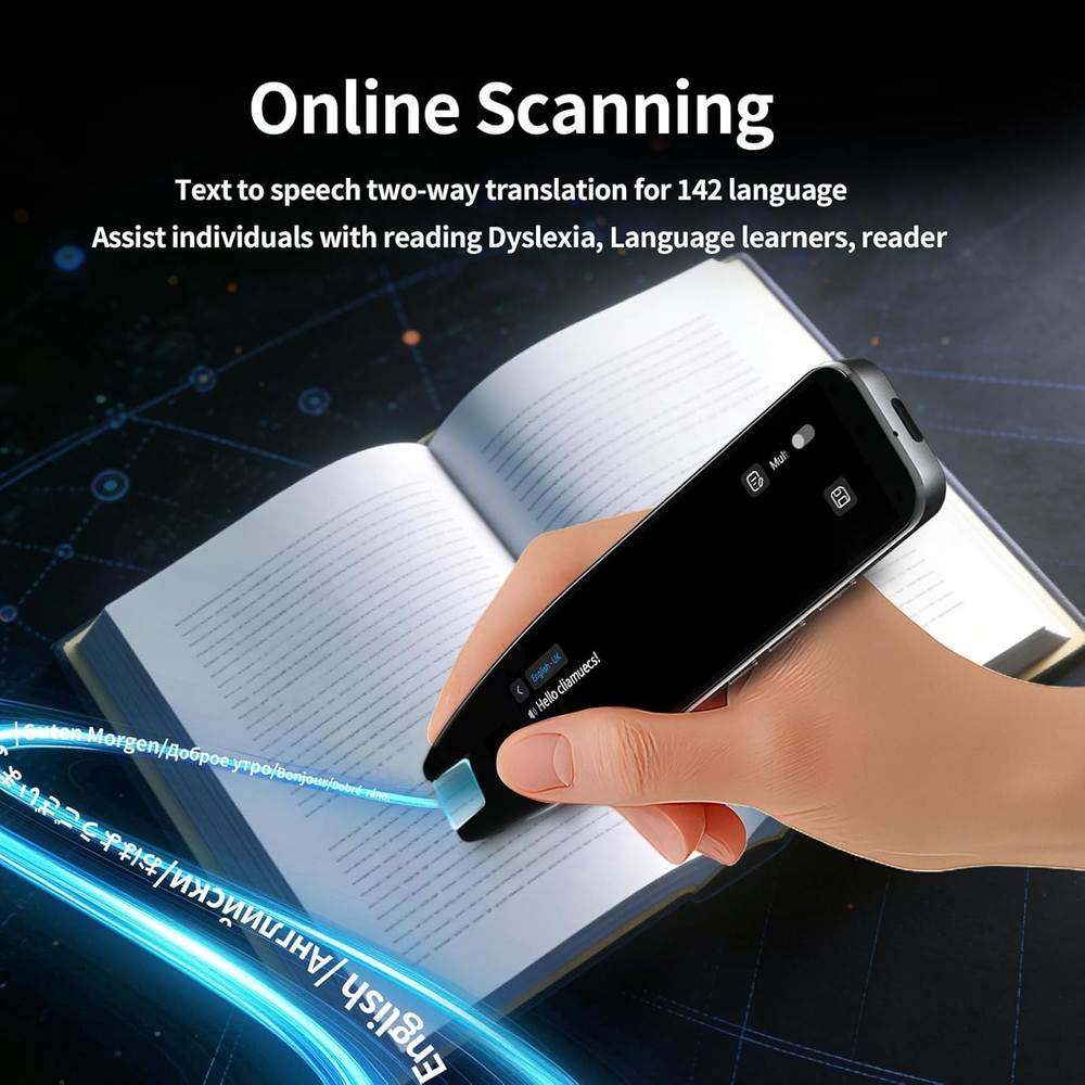 Translator Pen&Scan Reader Pen for Language Learners&Dyslexia&Learning Difficult