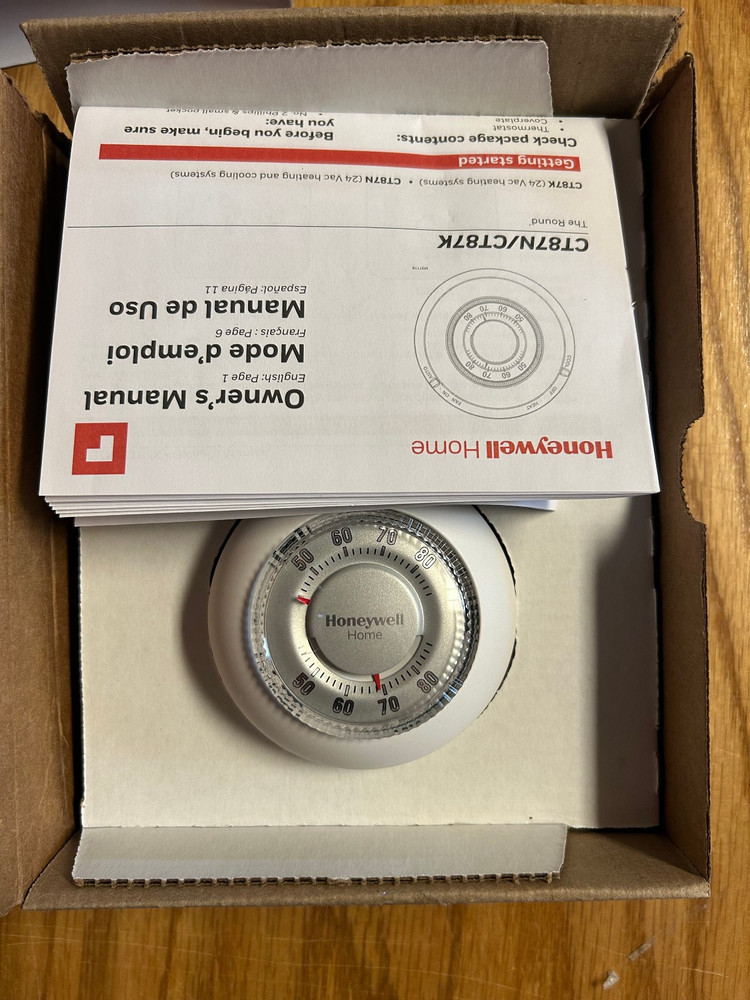 Honeywell CT87N Non- Programmable Thermostat - White