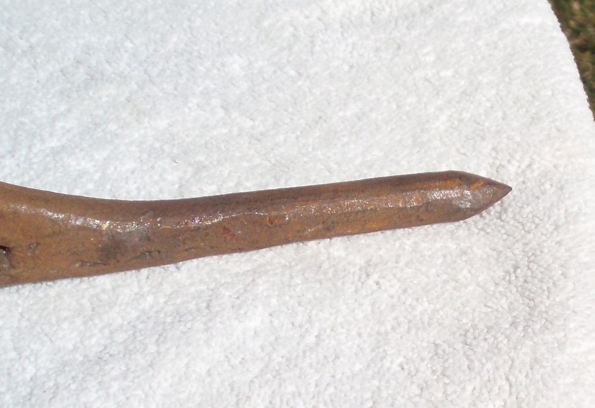 1700' ? BRONZE IRON EARLY HISTORIC PRIMITIVE ANTIQUE WHALING WHALE HARPOON SPEAR