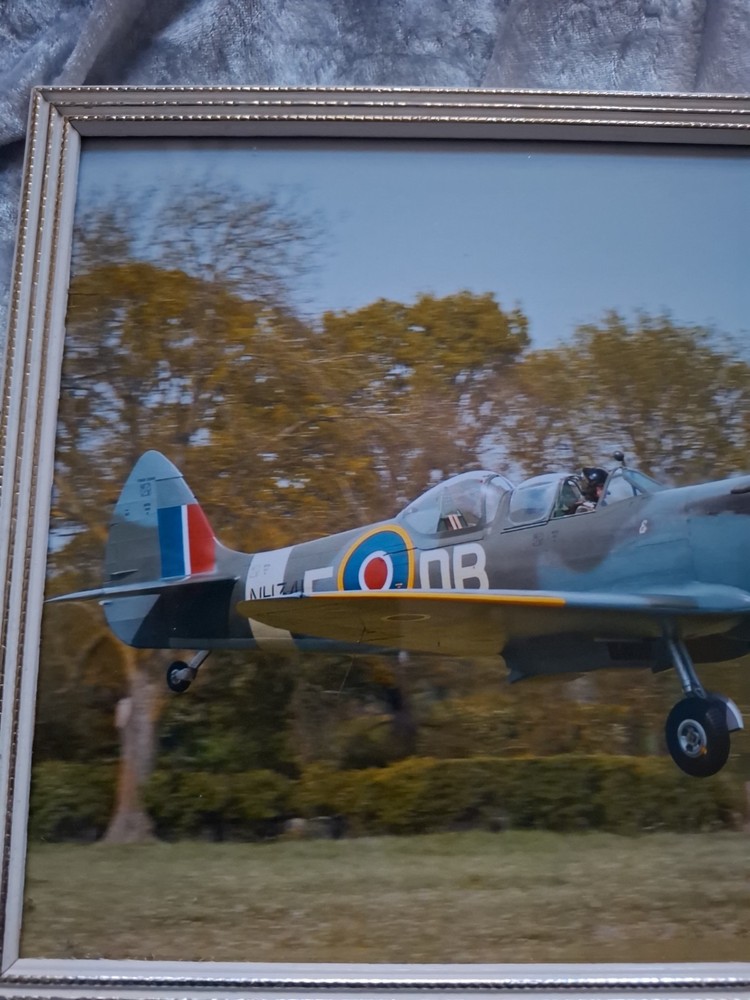 Framed Spitfire Photograph