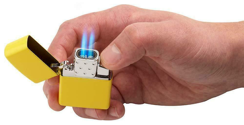 (2 Pack) ZIPPO Butane Double Torch Insert W/ Push-button Piezo Ignition 65827