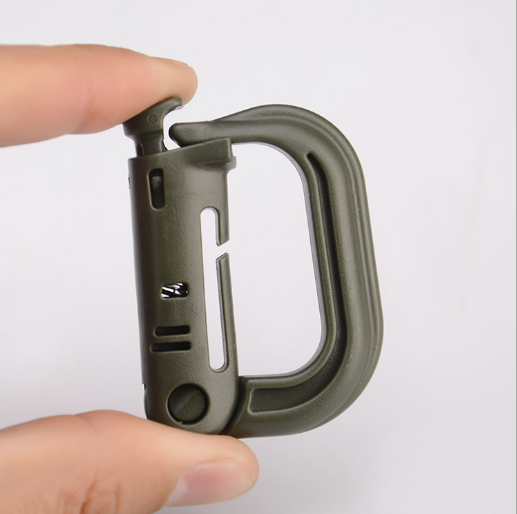 5PCS D-Ring Quick Link Carabiner Spring Snap Hook Clip Keyring Hanging Buckles